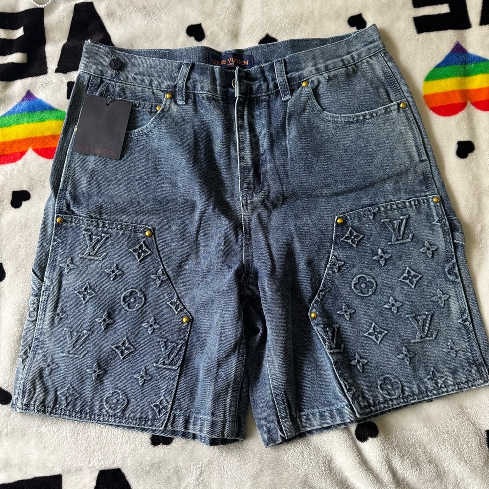 Louis Vuitton Men's Jean Shorts - Classic Blue